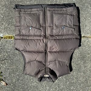 Old Navy Dark Brown Puffer Vest